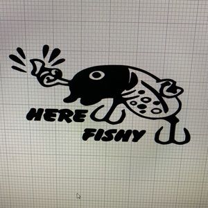 Fishy decal